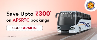 Save upto Rs.300 on APSRTC bookings